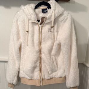 Reebok Women's Cream Teddy Jacket